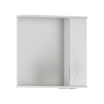 Зеркало-шкаф Adel 70, подвесной, правый, белый, VOLNA