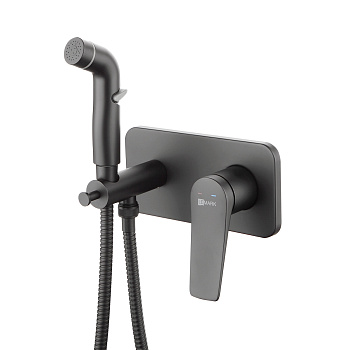 Bronx Смеситель для биде, без излива встраивамемый гигиен.душ,р/ОД, черный, LM, LM3720BL