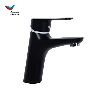 Смеситель для раковины СЛАВЕН Коттедж СЛ-ОД-Г1Ч черный