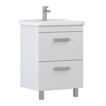 Тумба под раковину VIGO Nova 2-70 напольная белый (tn.NOV.MIR.70.2Y)