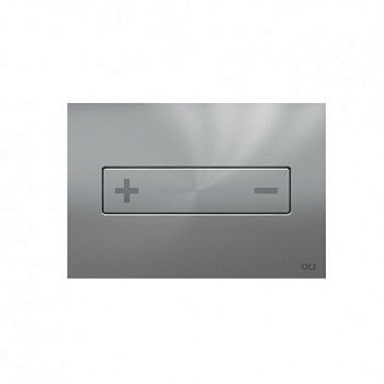 054561 Панель механ. двойная OCEANIA, нержавеющая сталь, глянцевый хром, OLI