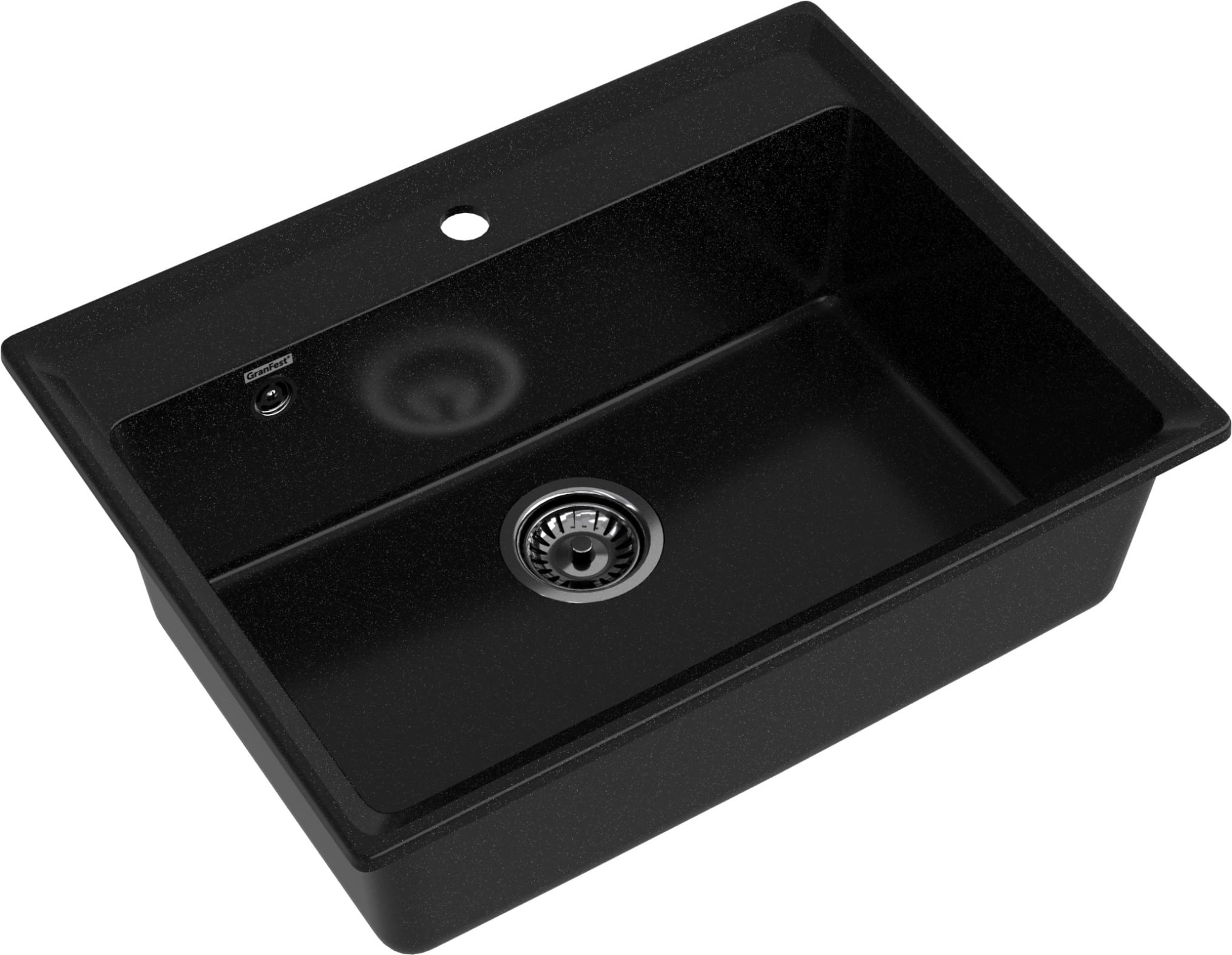 GRANFEST Мойка композит LEVEL, GF-LV-660 , чаша 660*500, черный