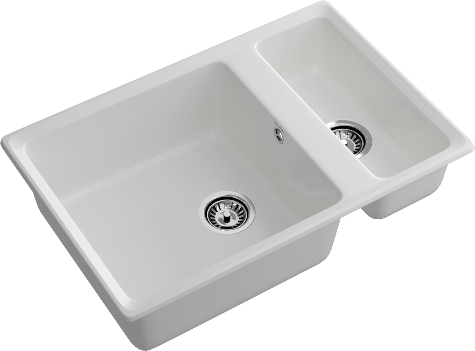 GRANFEST Мойка композит LEVEL, GF-LV-760K, 1.5-чаши 760*500, иней