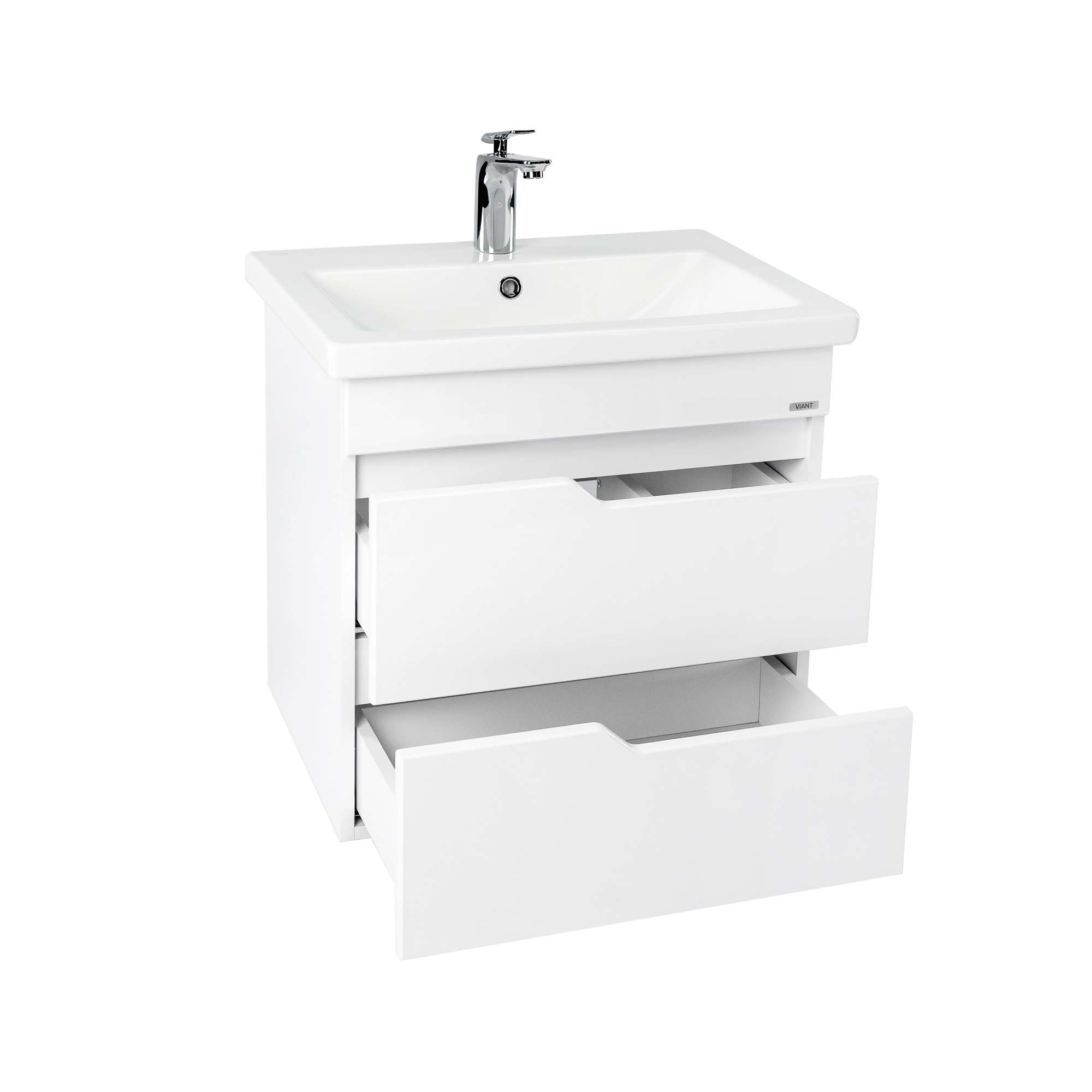 Тумба под раковину VIANT КУБА 60 подвесная белый (VKUB60CO-T2YP)