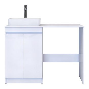 Тумба для раковины и стиральной машины VIGO Urban 60 напольная белый (tn.URB.60.2D)