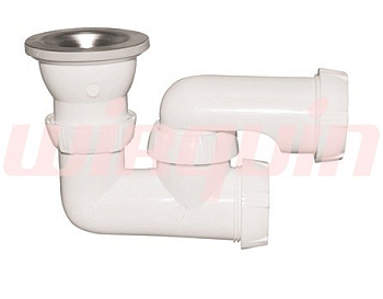 Сифон для ванны и душевого поддона SP регулируемый 1/2х40 мм., WIRQUIN