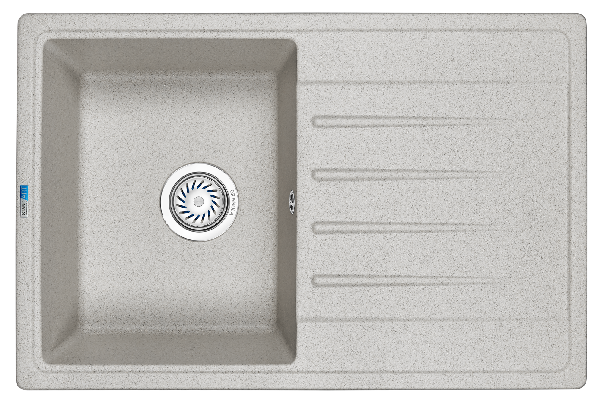 Кухонная мойка GRANULA (7602, БАЗАЛЬТ)