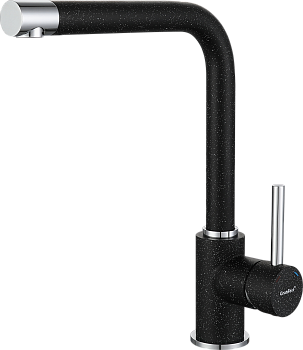 GF Смеситель для кухни, Г-обр. D-35мм (черный)