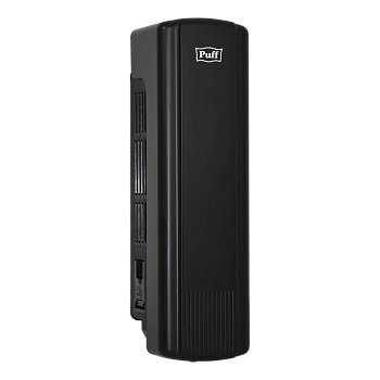 Дозатор для мыла Puff-8110Bl, 350 мл, черный,  ABS-пластик