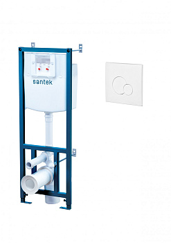 Инсталляция для унитаза Бореаль/Нео с белой панелью САНТЕК