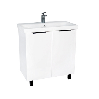 Тумба под раковину VIANT БЕРЛИН 80 напольная белый (VBER80MDBEL-T2ST)