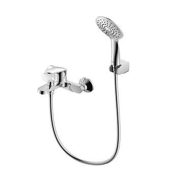 RS45 Смеситель для ванны, монолит.излив, р/ОД, хром, ROS, RS45-30