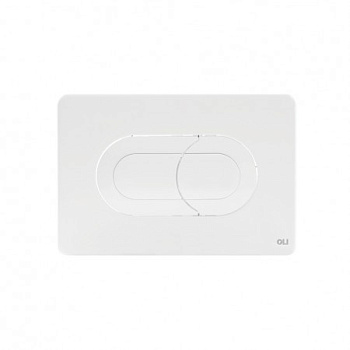 640081 Панель пневм. двойная SALINA, пластик, белый, OLI