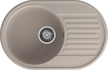 GranFest QUARZ (ECO-18) Мойка чаша+кр 740*480 (песок)