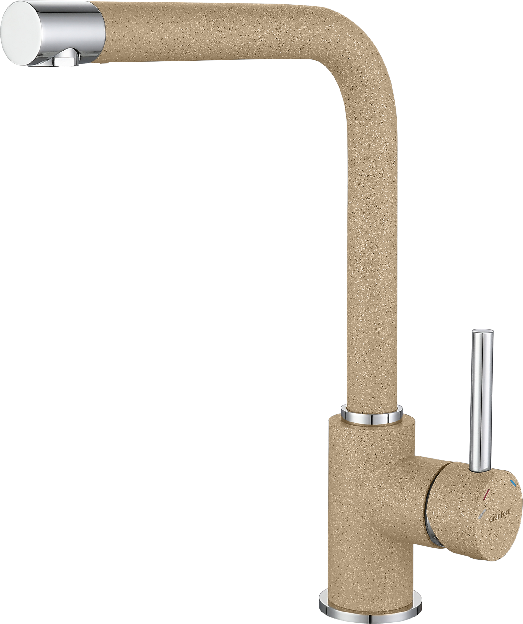 GF Смеситель для кухни, Г-обр. D-35мм (песочный)