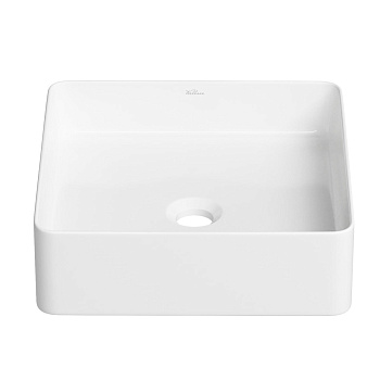 Накладная раковина для ванной комнаты Wellsee FreeDom 2.0 323001000: квадратная раковина, ширина умы