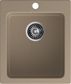 GRANFEST Мойка композит PRACTIK  GF-P--505  1-чаш. 427*505 мм  песок арт.GF-