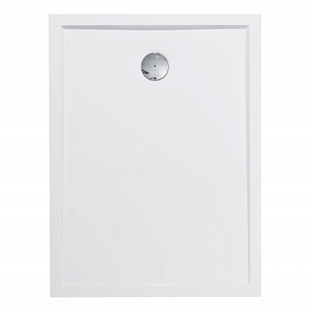 Поддон "Калифорния 120х90" прямоугольный, литьев.мрамор, бел.