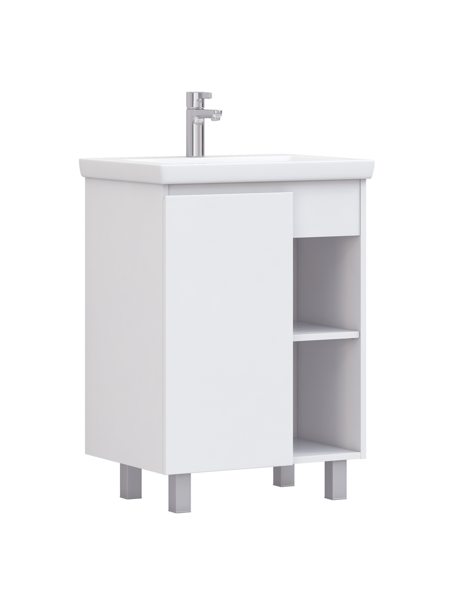 Тумба под раковину VIGO Milos 60 (Como) 316 белый