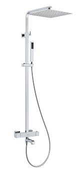 Душевая стойка KALISTO 3S с термостатом, хром, BERGES