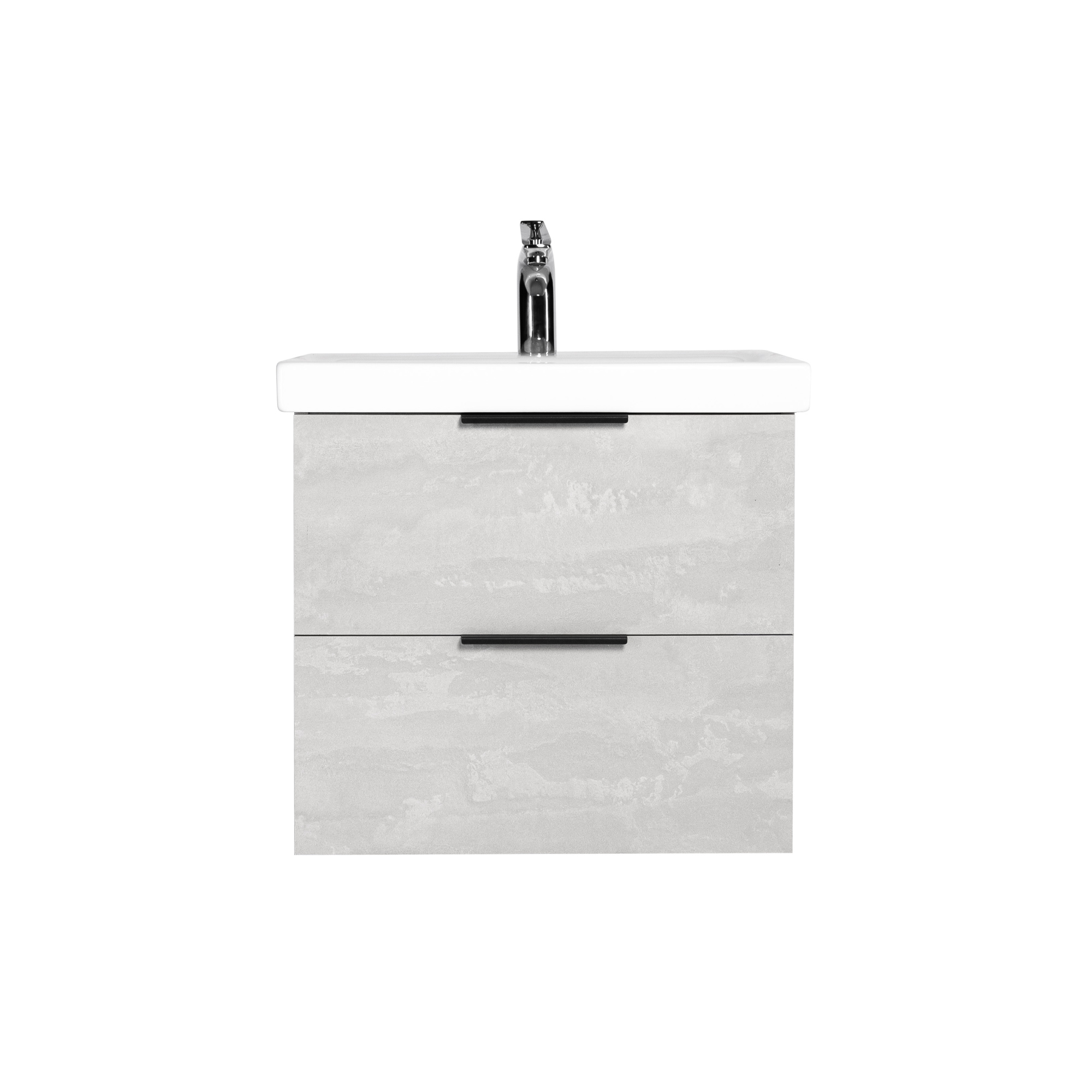 Тумба под раковину VIANT БЕРЛИН 60 подвесная цемент (VBER60MDC-T2YP)