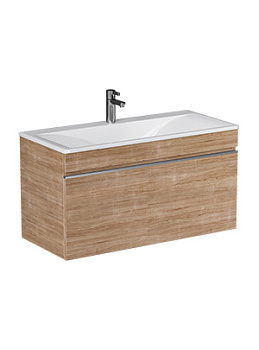 Тумба под раковину VELVEX Pulsus 1000-0-1 (Pulsus) навесная дуб сонома