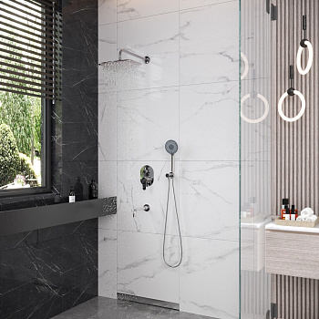 Душевой комплект VENTAS 3O, хром, BERGES