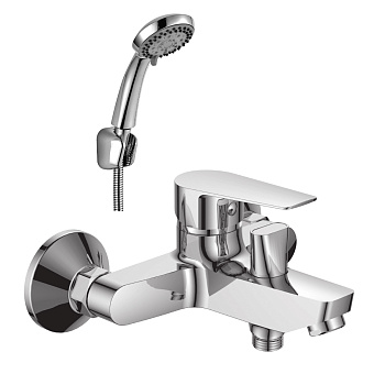 S35 Смеситель для ванны, монолитный излив 164мм, р/ОД, хром, ROS, S35-31