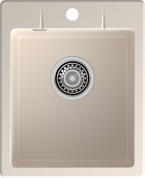 GRANFEST Мойка URBAN 240  1-чаша 400*490мм белый арт.GF-UR-