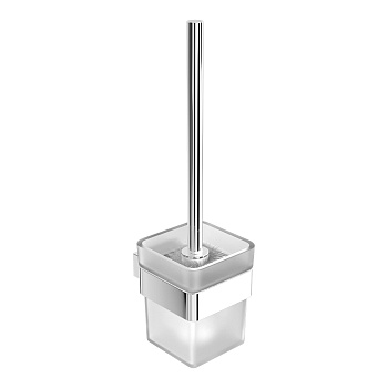 Ершик для унитаза SMOOTH LINE с держателем, хром