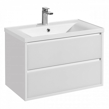 Тумба РИМИНИ 80, бел.гл.(под р-ну VICTORIA-N 80,АЙРИС 80,АЙРИС М 80,ПРЕМЬЕР М 80)