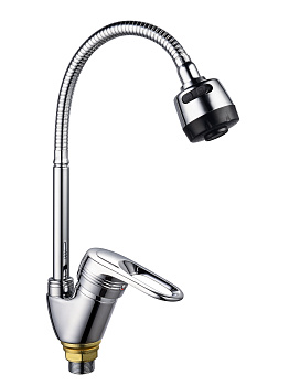 Смеситель для кухни TSARSBERG TSB-722-1208 гибкий излив тип См-МОЦБА