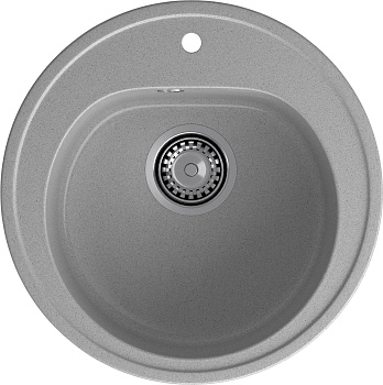 GRANFEST Мойка композит RONDO GF-R--510  D=510мм  серый   арт.GF-