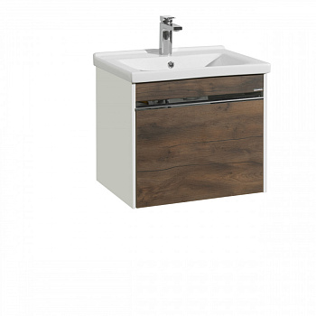 Тумба КАПРИ 60, подвесная, таксония темная (под раковину МИРАНДА 60)