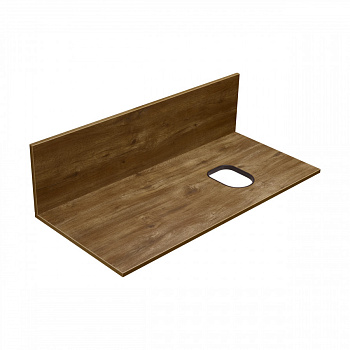 Столешница с панелью МИШЕЛЬ 100, дуб рустикальный, универсальная