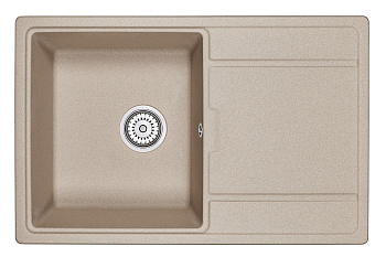 Кухонная мойка GRANULA (7804, ПЕСОК)