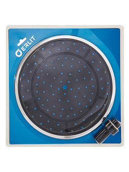 ERLIT Душ верхний 240 мм без подсветки, в блистере