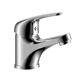 Y40 Смеситель для раковины, монолит.излив 96мм(к/40), р/ОД, хром, ROS, Y40-11