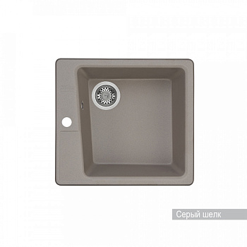 Мойка для кухни  Парма  510x470x175 мм, квадратная, серый шелк
