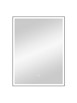 Зеркало Frame Black LED 600х800