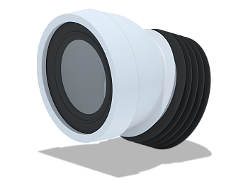 Труба фановая АНИ Пласт W2228 короткая 110 мм 22 градуса