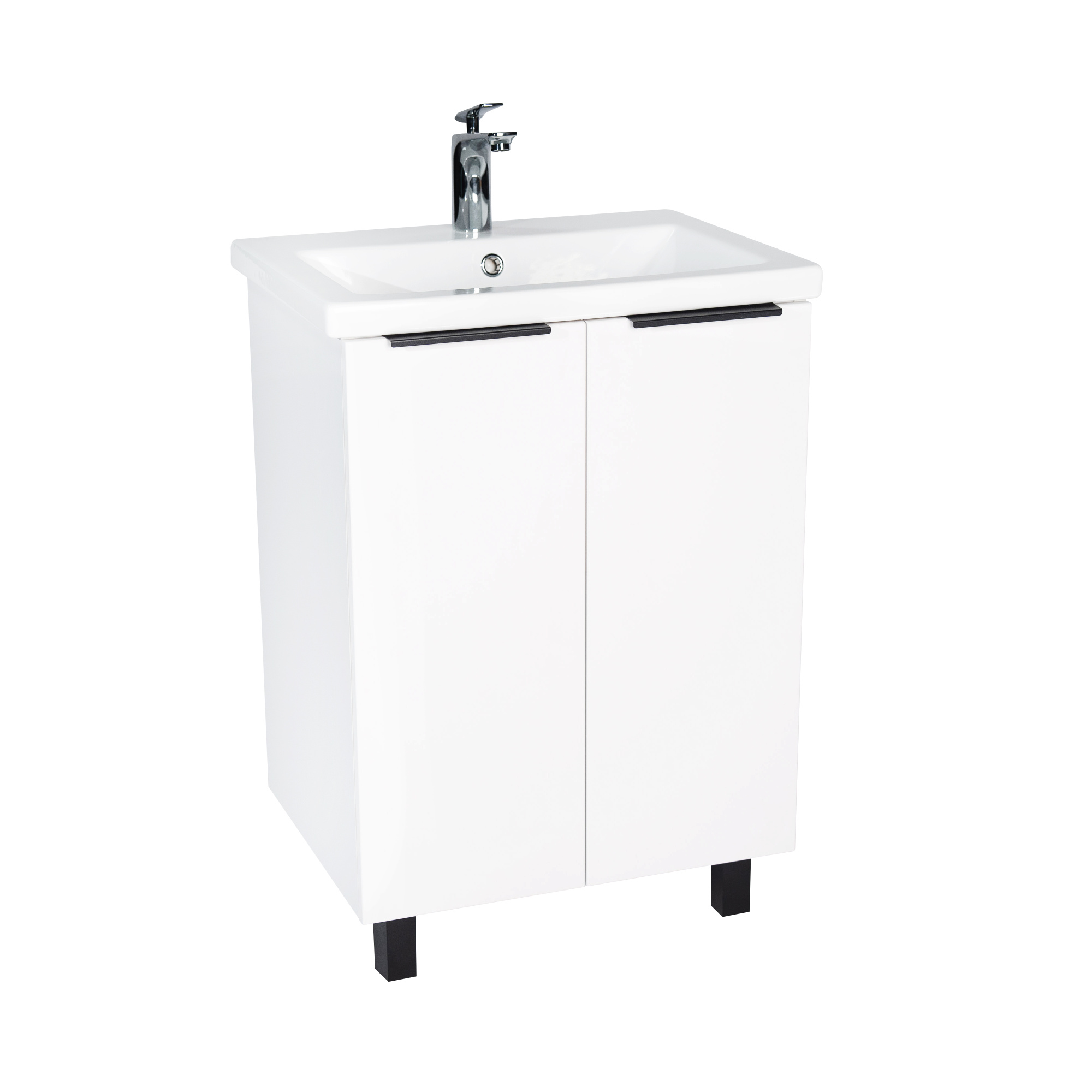 Тумба под раковину VIANT БЕРЛИН 60 напольная белый (VBER60MDBEL-T2ST)