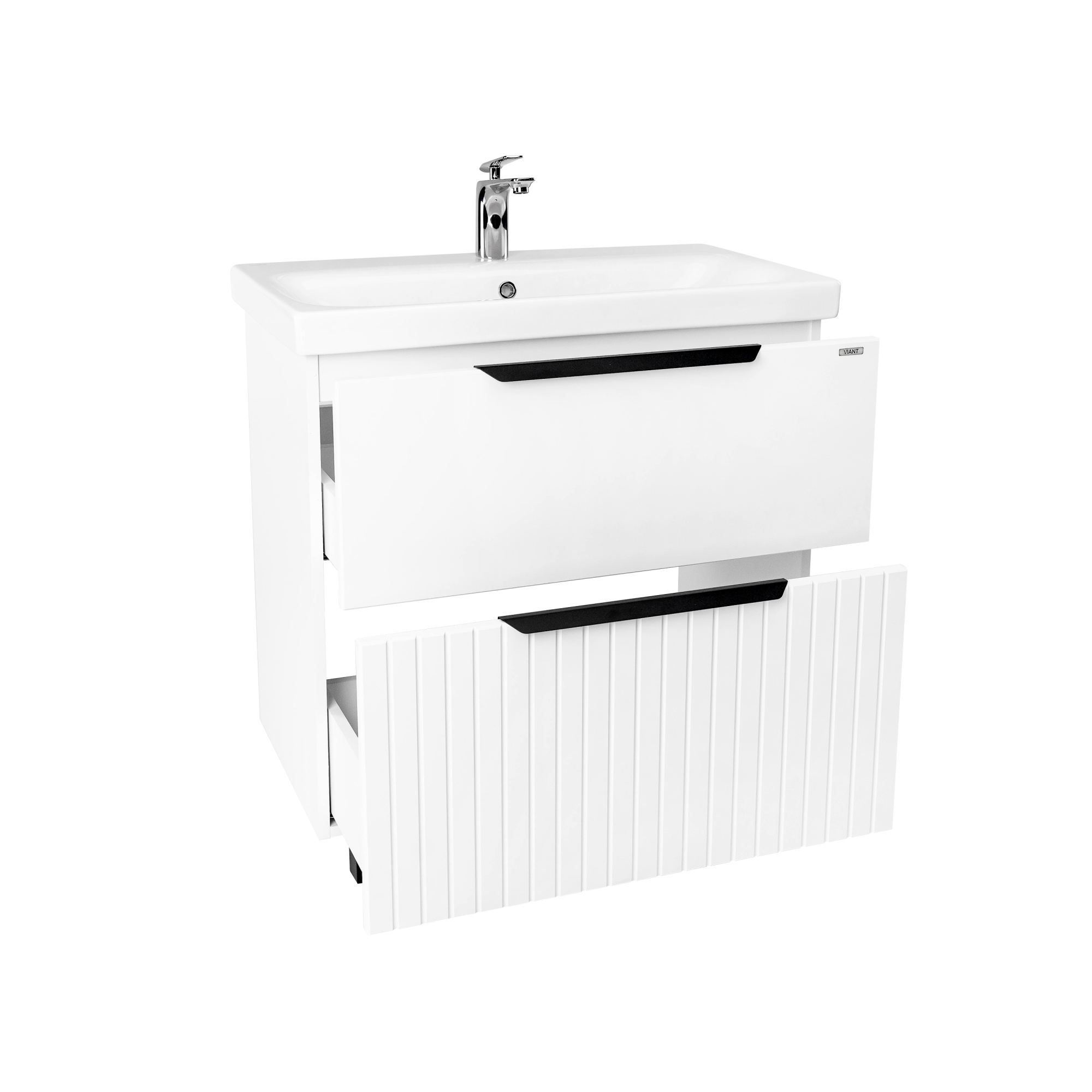 Тумба под раковину VIANT СИЦИЛИЯ 80 напольная белый (VSIC80MDBEL-T2Y)
