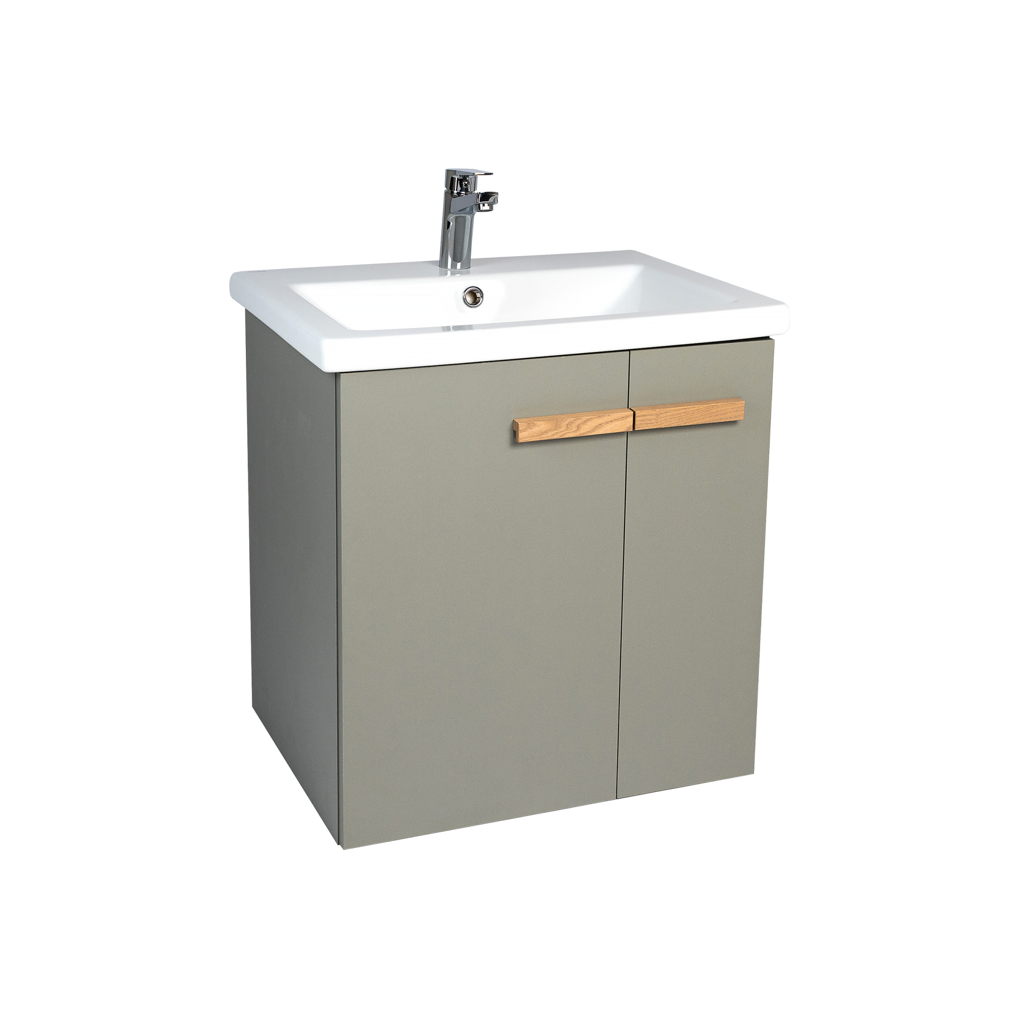 Тумба под раковину VIANT МЮНХЕН 80 подвесная хаки (VMUN80COH-T2STP)