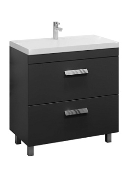 Тумба под раковину VELVEX Orlando 800-0-2 (Classica) графит