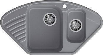GranFest QUARZ (ECO-14) Мойка угл.1,5 чаш. 930*500 (темно-серый)