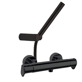 Термостатический смеситель для душа наружнего монтажа с душевым комплектом ALEXIA 3634DNM матовый че