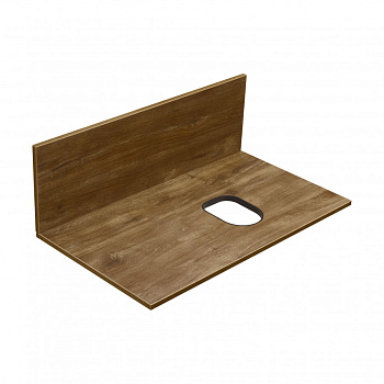 Столешница с панелью МИШЕЛЬ 80, дуб рустикальный, универсальная