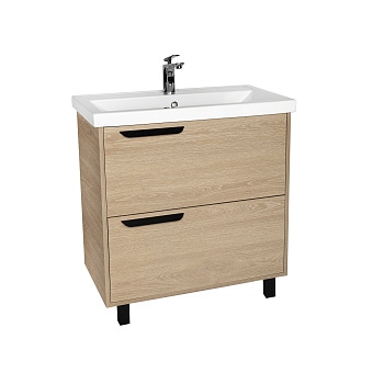 Тумба под раковину VIANT КЕЛЬН 80 напольная светлое дерево (VKEL80FOSD-T2Y)