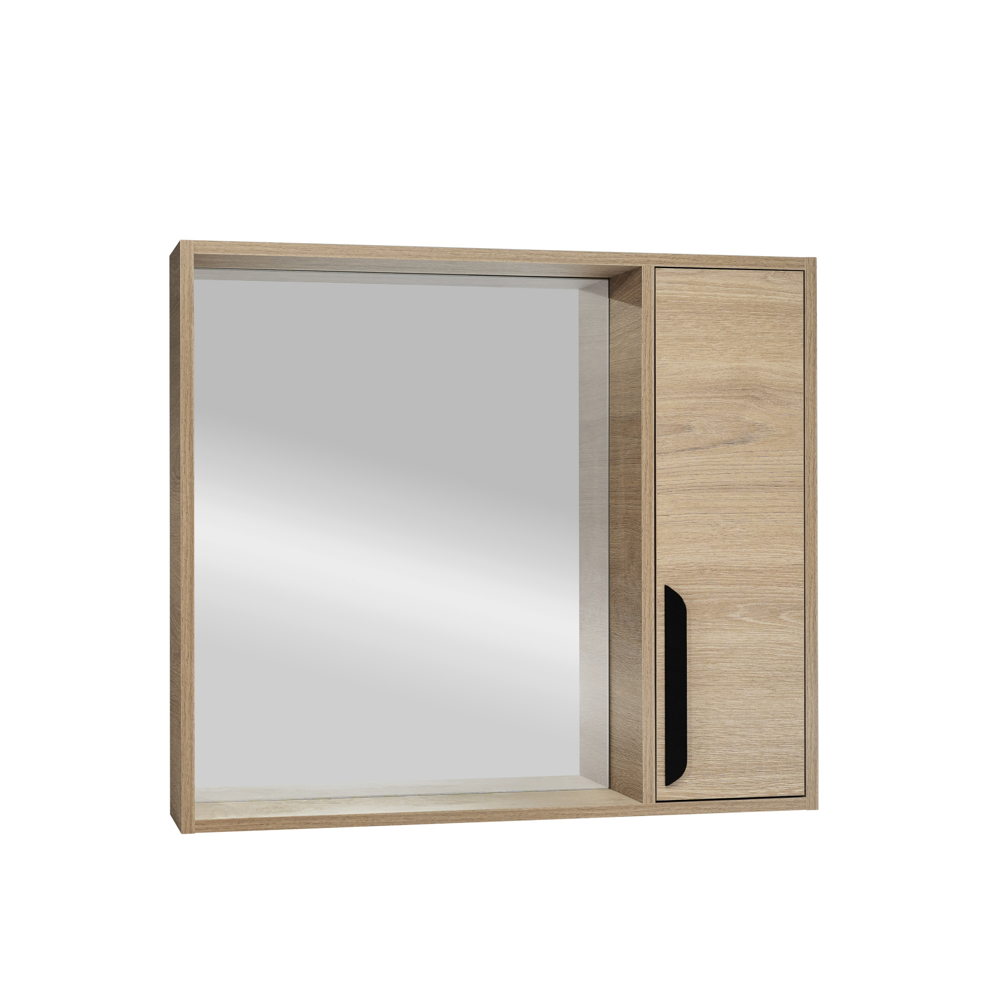 Зеркало со шкафом VIANT КЕЛЬН 80 подвесное светлое дерево (VKEL80SD-ZSH)